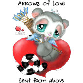 Cute Lemur Love Message - Hand-Drawn Valentine マグカップ