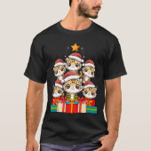 Cute Leopard Gecko Le Lizard Christmas Tree Xmas H Tシャツ (正面)