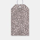 Cute Leopard Safari Girl To From ギフトタグ (裏面)