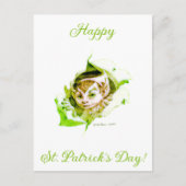 Cute Leprechaun St. Patrick's Day  ポストカード (正面)