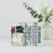 Cute Letter To Husband | Cool Design Gift | ポストカード (スタンド正面)