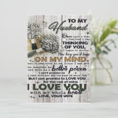 Cute Letter To Husband | Lovely Gift | Father Day シーズンカード (スタンド正面)