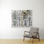 Cute Letter To Husband | Lovely Gift | Father Day タペストリー (インサイチュ(横))