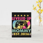 Cute Leveled Up To Mommy 2026 Awesome Promoted To  カード (黄色い花)