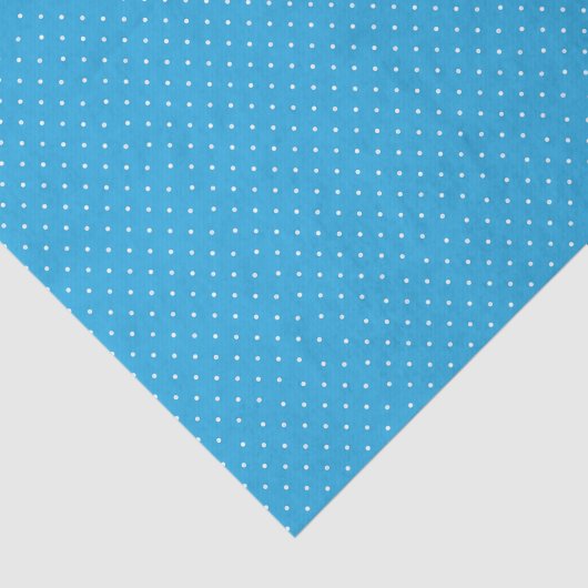 Cute Light Blue Polka Dot Pattern 薄葉紙 (詳細)