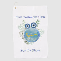 Cute Light Blue Save The Planet Collection