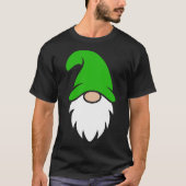 Cute Light Green Hat Christmas Gnome Tシャツ (正面)