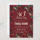 Cute Lilies Inspired Summer Party 招待状 (正面)