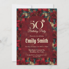 Cute Lilies Inspired Summer Party 招待状