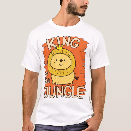 Cute lion 1 tシャツ (正面)