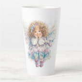 Cute Little Angel  カフェラテマグ (正面)