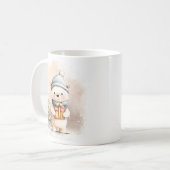 Cute Little Bear Mug Cozy Winter Gift コーヒーマグカップ (正面左)
