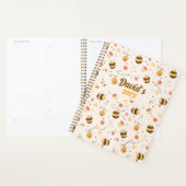 Cute little bees and daisy flowers pattern planner プランナー手帳 (ディスプレー)