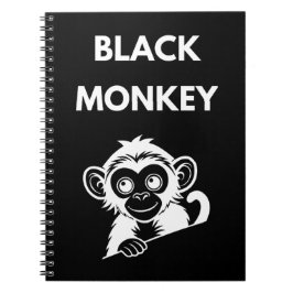 Cute Little Black Monkey ノートブック