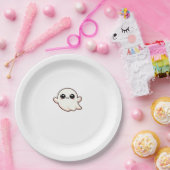 Cute Little Boo Basic Clean ペーパープレート (パーティー)