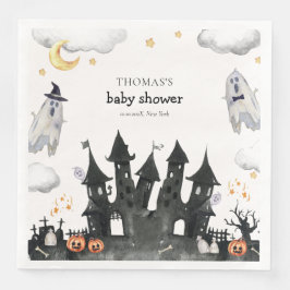Cute Little Boo Ghost House Baby Shower