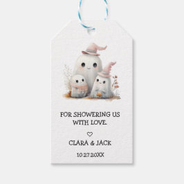 cute little boo girl First Halloween Baby shower ギフトタグ