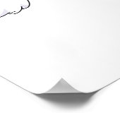 Cute Little Boo Graphic Cool Aesthetic ポスター (角)