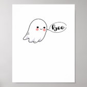 Cute Little Boo Graphic Cool Aesthetic ポスター (正面)