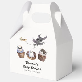 Cute Little Boo Halloween cupcake Baby Shower フェイバーボックス