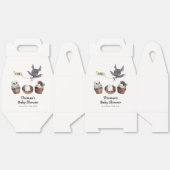 Cute Little Boo Halloween cupcake Baby Shower フェイバーボックス (見開き)