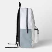 cute little bunny and the moon kids プリントバックパック (左)