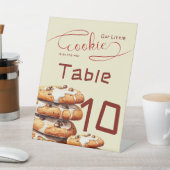 Cute Little Cookie Baby Shower Table Numbers 台座サイン (インサイチュ)