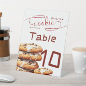 Cute Little Cookie Baby Shower Table Numbers 台座サイン (インサイチュ)