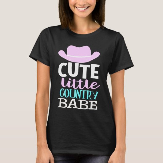 Cute Little Country Babe Girl Daughter Tシャツ (正面)