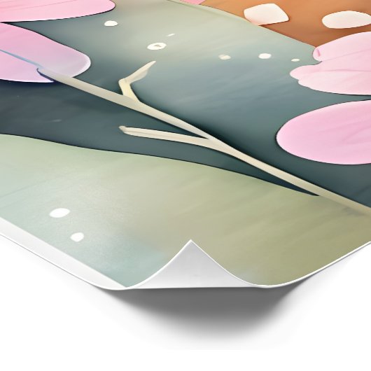 Cute Little Deer Poster ポスター (コーナー)