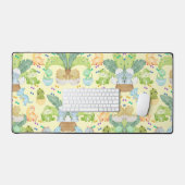 Cute Little Dino デスクマット (キーボード&マウス)