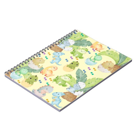 Cute Little Dino ノートブック (左側)