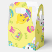 Cute Little Easter Bunny Egg Pattern Gift フェイバーボックス (オープン)