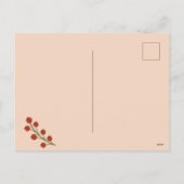 Cute Little Elves - Personalized Christmas シーズンポストカード (裏面)