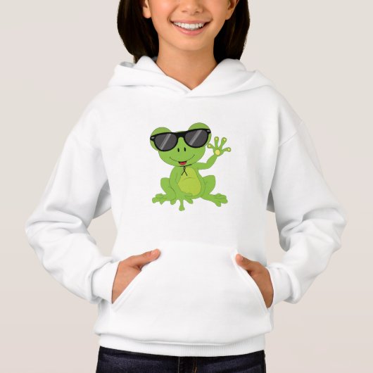Cute little frog green sunglasses Gift for Kids (正面)