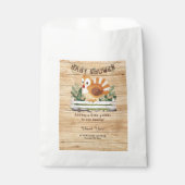 Cute Little Gobble Turkey Baby Shower フェイバーバッグ (正面)