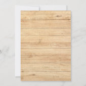 Cute Little Gobble Turkey Baby Shower 招待状 (裏面)