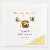 Cute Little Honeybee With Sweet Honey Baby Shower (正面)