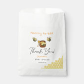 Cute Little Honeybee With Sweet Honey Baby Shower フェイバーバッグ (正面)