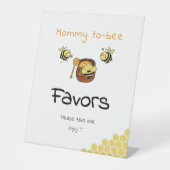 Cute Little Honeybee With Sweet Honey Favors 台座サイン (正面)