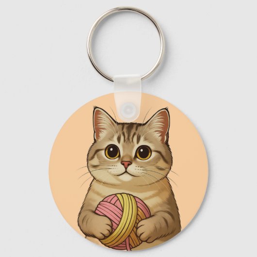 Cute little Kitty Cat キーホルダー (正面)