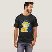 Cute Little Leopard Kids   Cute But Fierce Cat Tシャツ (正面フル)