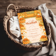 Cute Little Meatball Baby Shower