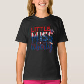 Cute Little Miss Liberty 1776 to 2026 America 250 Tシャツ (正面)