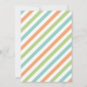 Cute Little Monster Kids Birthday Invitation 招待状 (裏面)