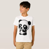Cute little panda tシャツ (正面フル)