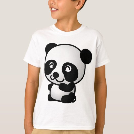 Cute little panda tシャツ (正面)