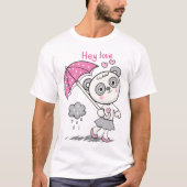 Cute little panda tシャツ (正面)