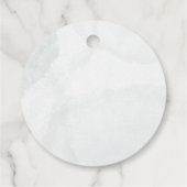 Cute Little Peanut On its Way Baby Shower フェイバータグ (裏面)