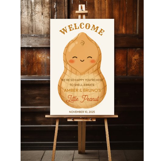 Cute Little Peanut *Welcome Sign Poster ONLY* ポスター